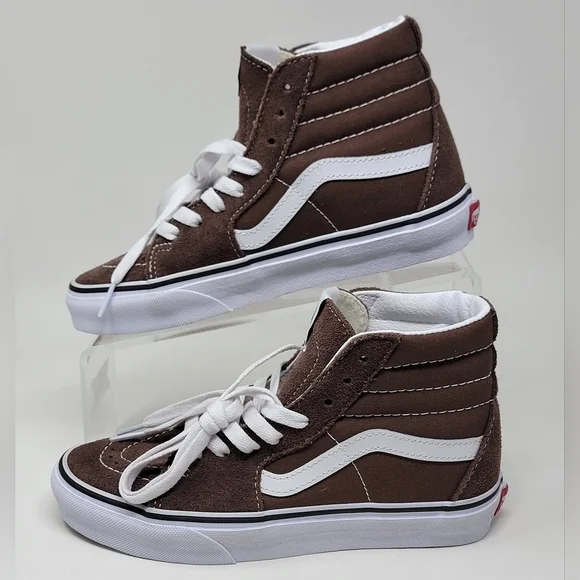 Vans Sk8 High Rain Drum Brown Sneakers Unisex Mens Sz 4/Wnms 5.5 VN0A5JM8EE New - Picture 3 of 11
